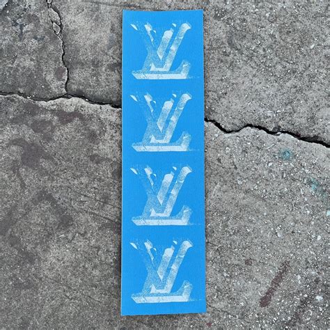 skateboard griptape louis vuitton|louis vuitton ice blue grip tape.